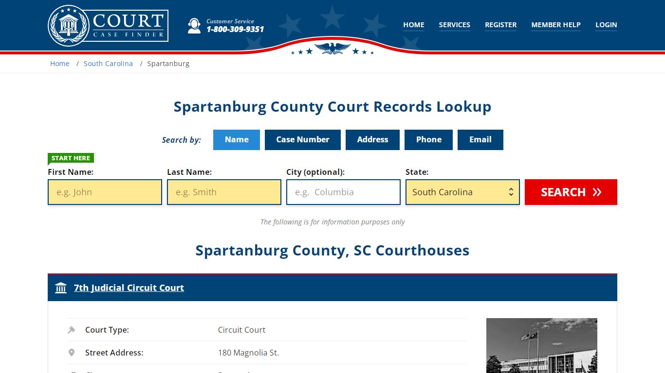 Spartanburg County Court Records | SC Case Lookup